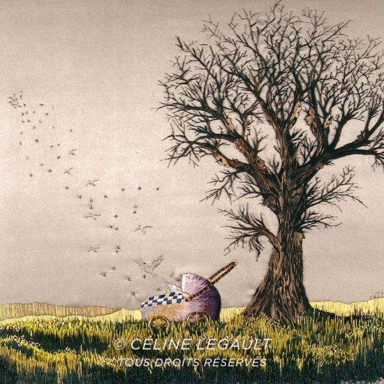Le Printemps d'un Poète / Céline Legault Art Textile , 2005