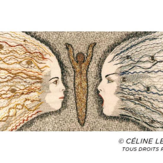 La Parole est d'Argent / Céline Legault Art Textile / 1998